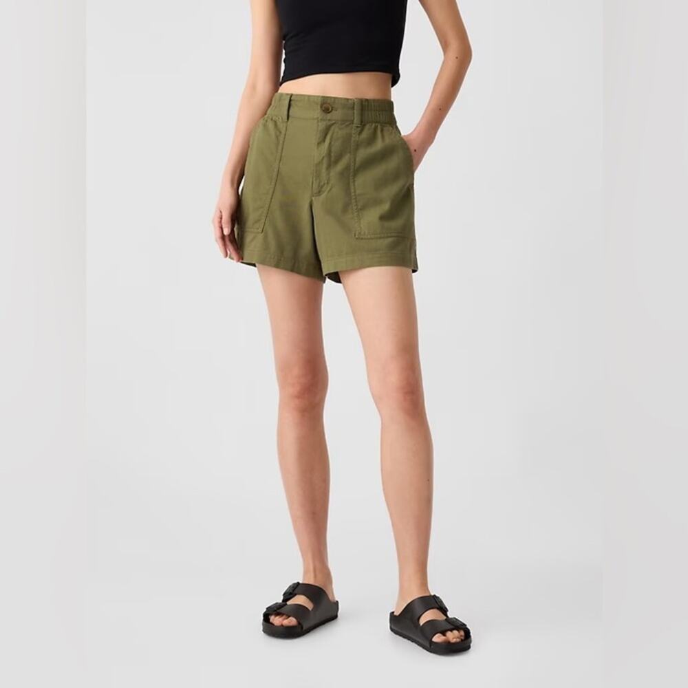 GAP High Rise Elastic Waist Shorts